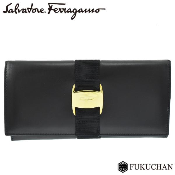 【BIGお買い物ラリー★30%OFFセール中】サルヴァトーレフェラガモ Salvatore Ferragamo 二つ折り財布ヴァラ金具 クロコダイル調 キャメル×ゴールド レディース 中古 Salvatore Ferragamo/サルヴァトーレ・フェラガモヴァラ 二つ折り長