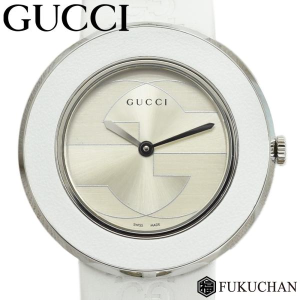 GUCCI（グッチ） Uプレイ ウォッチ シルバー文字盤 SS×レザー クォーツ