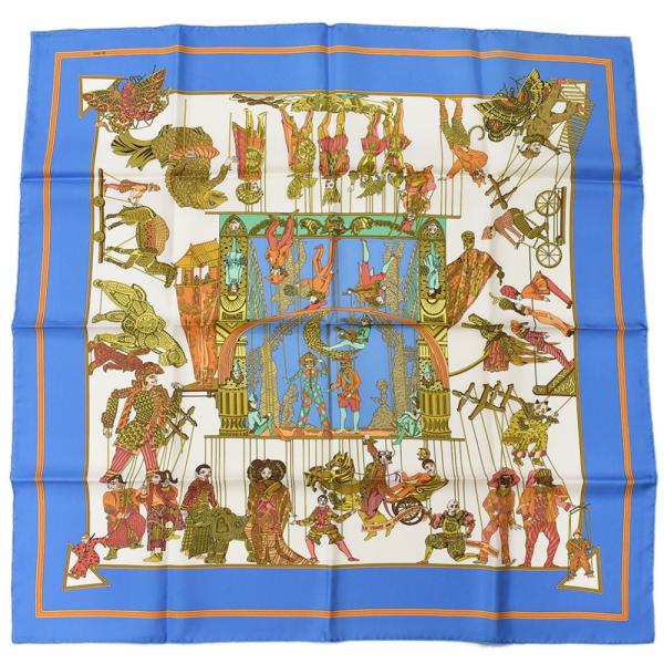 よ*し様 HERMES カレ90 マリオネットの時間 スカーフ エルメス スカーフ カレ90 LE TEMPS des MARIONNETTES マリオ