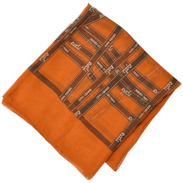 エルメス　スカーフ　カレ140 シースルー HERMES エルメス カレ140 シースルー 大判スカーフ ボルデュック