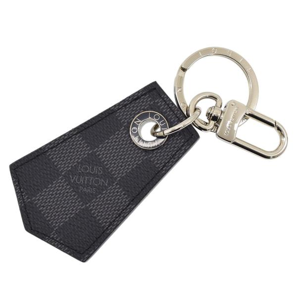 【美品】ルイヴィトン キーリング　アンシャッペ　ダミエ　グラフィット LOUIS VUITTON ルイ・ヴィトン キーリング ダミエ・グラフィット