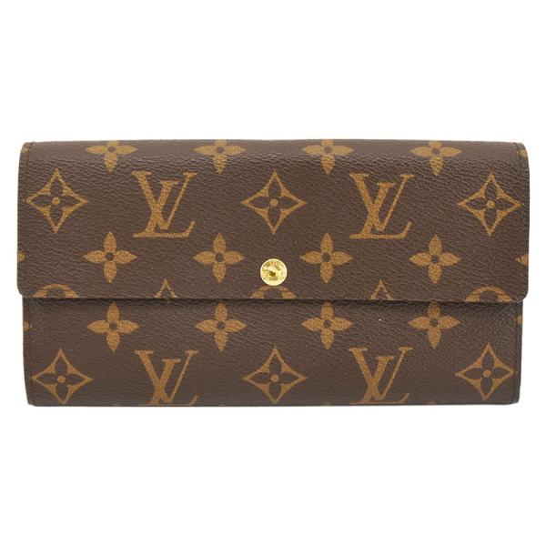 【大特価】ルイヴィトン　サラモノグラム M61734　長財布　ボタン LOUIS VUITTON ルイ・ヴィトン モノグラム ポルトフォイユ・サラ