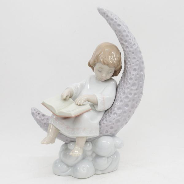 リヤドロ Lladro フィギュリン ♯6840 「月でうたた寝」 少女 女の子