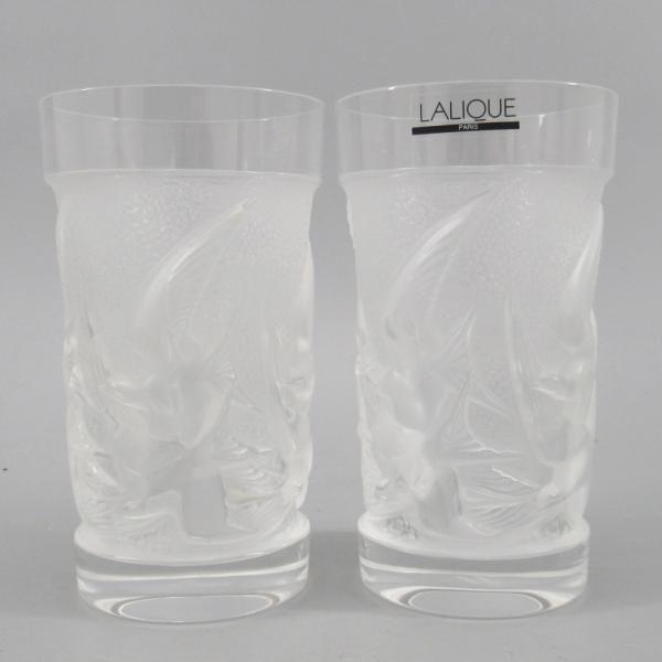 LALIQUE ラリック イロンデル タンブラー Lサイズ 計2客 洋食器 