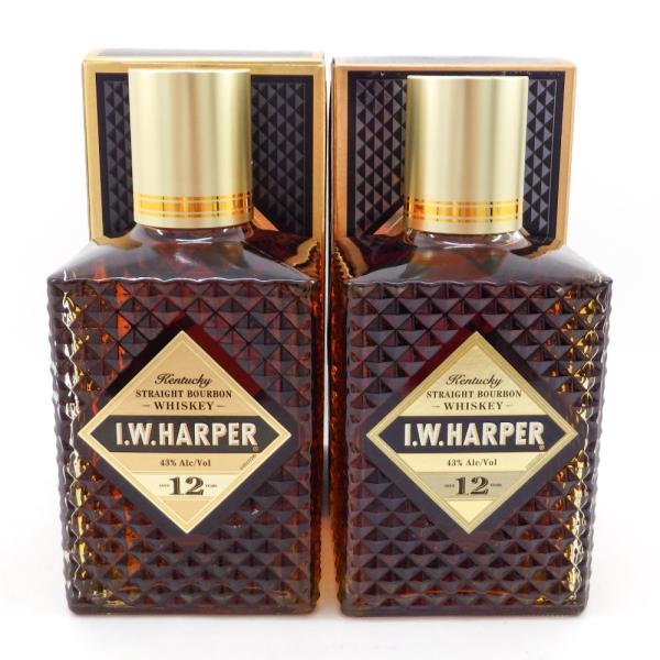 I.W. HARPER 12年 バーボンウイスキー 750ml 4本セット I.W.ハーパー 12年 バーボンウイスキー 43％ 750ml 計2本 (6) 未開栓