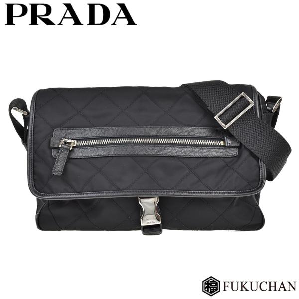 PRADA/プラダ キルティング ショルダーバッグ NERO(ブラック