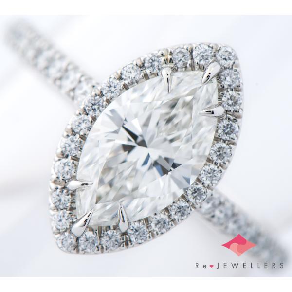 SURGE（サージ） ティファニー マーキスシェイプ ダイヤモンド1.26ct