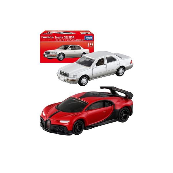 トミカ 37 ブガッティ シロン ピュアスポーツ 初回版 トミカプレミアム 19 トヨタ セルシオ 発売記念仕様 セット