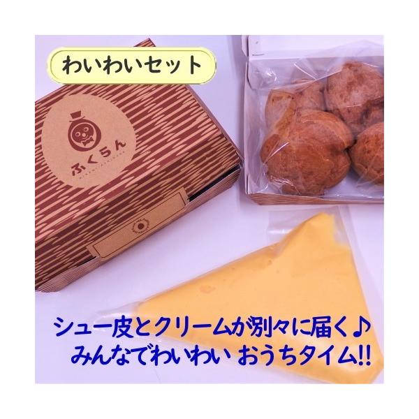 ◆原材料◆牛乳、卵、小麦粉、グラニュー糖、バター、精製塩／香料（バニラビーンズ）◆内容量◆90g（シュー皮とクリーム合わせて90gの場合）◆栄養成分◆熱量188kcal、たんぱく質6.1g、脂質9.5g、炭水化物18.1g、食塩相当量0.2...