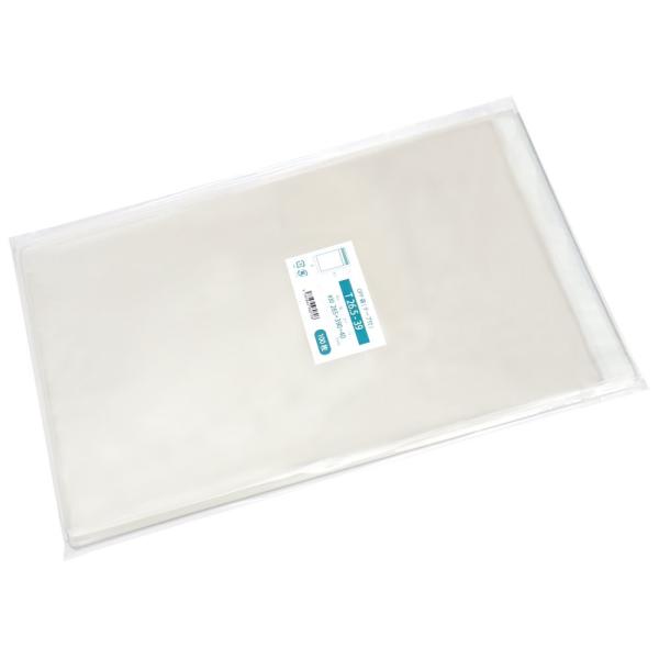 材質：OPP　サイズ（mm）：厚さ0.03x幅265x長さ390+テープ部分40、入数：100枚入x1袋・日本製。透明度が高く光沢があるので高級感があり、中身をきれいに見せることができます。ワンタッチで封ができる便利なテープ付。OPP袋は別...