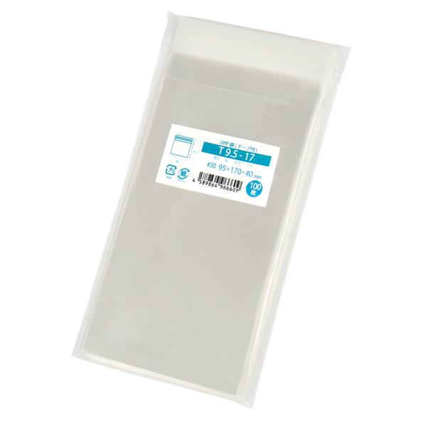 OPP袋 テープ付 100枚 95x170mm T9.5-17 : 袋の王国 - 通販 - Yahoo