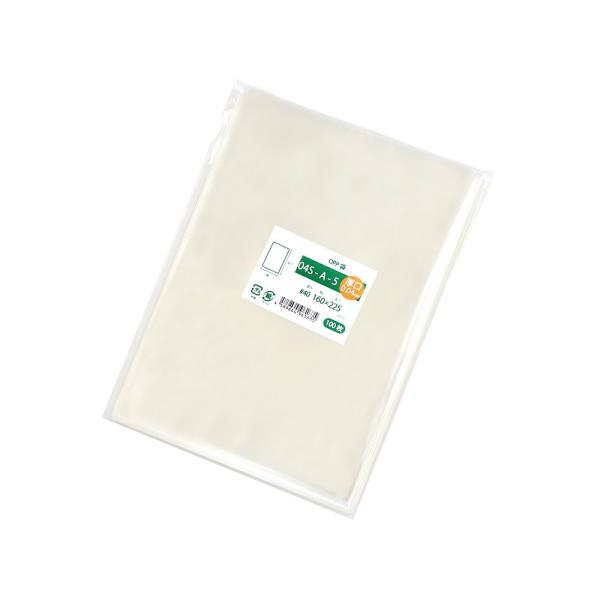 OPP袋 A5 厚口 テープなし 100枚 160x225mm 04S-A-5