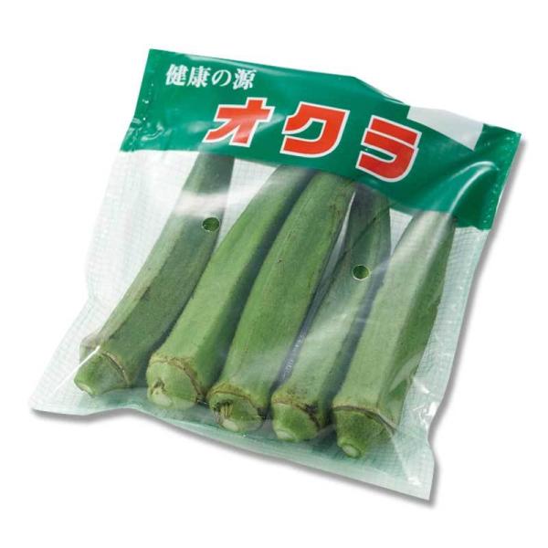 野菜の鮮度を保つポリ袋です。こちらはオクラに特化したデザイン。鮮度保持フィルムに通気性の良いメッシュ構造の素材「ワリフ」を貼り合わせ、新鮮さを保つ効果を持たせました。別記商品詳細、注意事項をよくご確認の上でご注文いただけますようお願い致します。