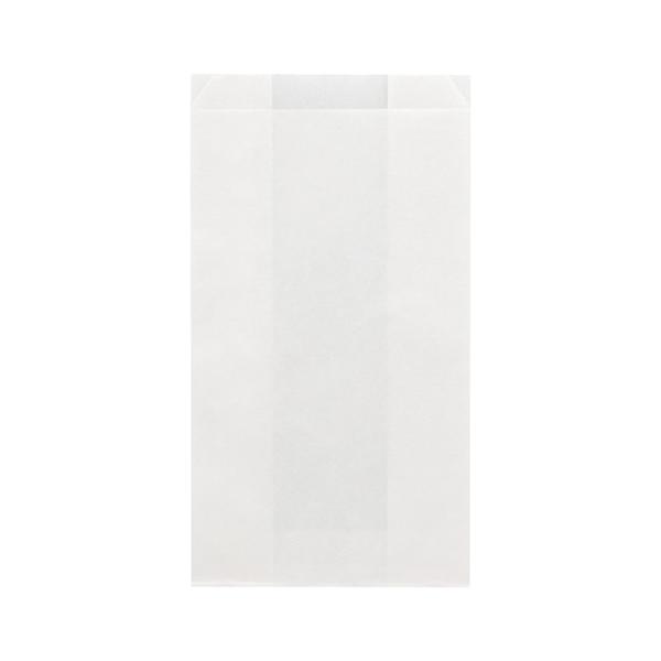 ノンフッ素の耐油袋です。横マチ付きなので、ボリュームのある調理パンや菓子パン、揚げ物などに最適。この商品はPFASフリー耐油紙を使用しています。ワックスも、ポリラミも、有機フッ素化合物もなし、身体にも環境にも優しい、有機フッ素化合物（PFA...