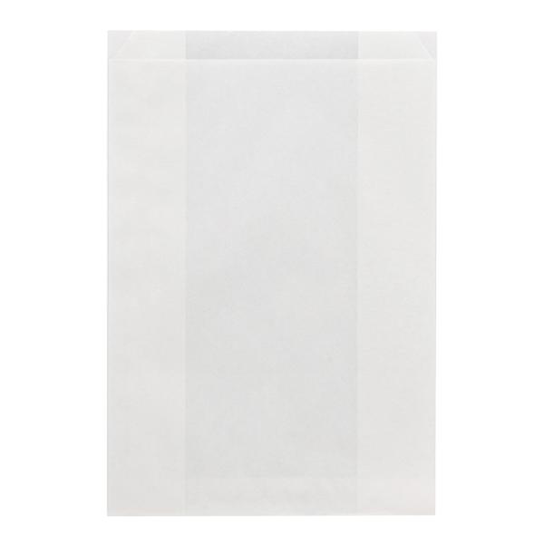 ノンフッ素の耐油袋です。横マチ付きなので、ボリュームのある調理パンや菓子パン、揚げ物などに最適。この商品はPFASフリー耐油紙を使用しています。ワックスも、ポリラミも、有機フッ素化合物もなし、身体にも環境にも優しい、有機フッ素化合物（PFA...