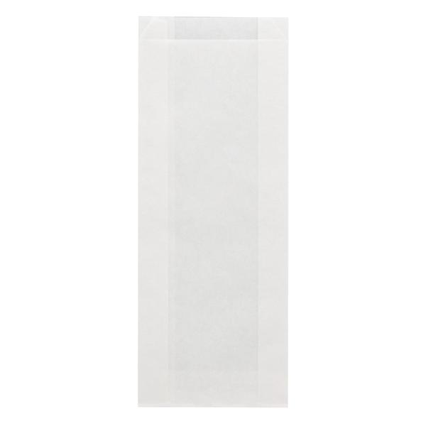 ノンフッ素の耐油袋です。横マチ付きなので、ボリュームのある調理パンや菓子パン、揚げ物などに最適。この商品はPFASフリー耐油紙を使用しています。ワックスも、ポリラミも、有機フッ素化合物もなし、身体にも環境にも優しい、有機フッ素化合物（PFA...