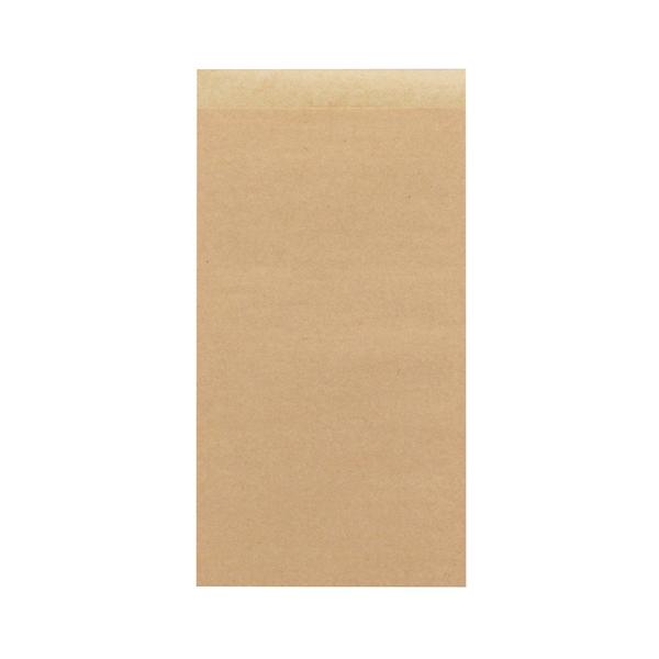 ポリエチレン不使用の環境にやさしい商品です。水性バリアコーティングにより耐油性、耐水性、生分解性があります。耐油加工がされているのでお惣菜や揚げ物を入れるのに適しています。袋の上部の片側が20mm短くなっており、袋が開きやすくなっています。...