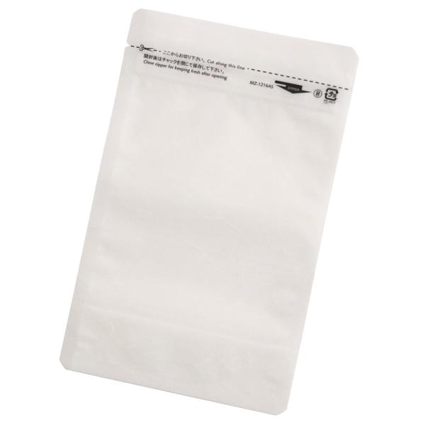 ・チャック付き、底マチ付き。中身を入れて直立させ展示できるスタンドタイプの袋です。・食品の酸化を防いで鮮度保持に役立つ防湿性、ガスバリア性に優れています。脱酸素剤の使用も可能です。・静電気防止性を備えているタイプの袋です。・チャック上部分に...