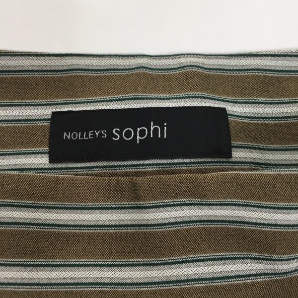 Nolley's Sophi ノーリーズソフィー ストライプワイドパンツ ハイウエスト