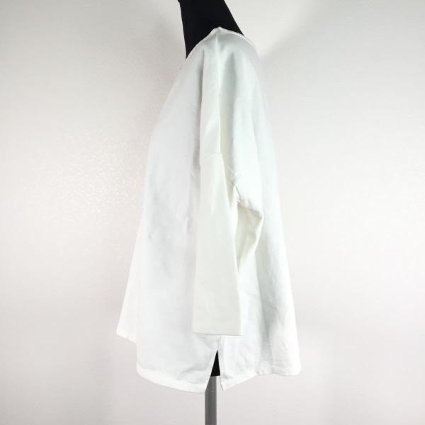 IENA イエナ ゆったりVネックカットソー 19SS オーバーサイズ ドロップショルダー 長袖プルオーバー コットン