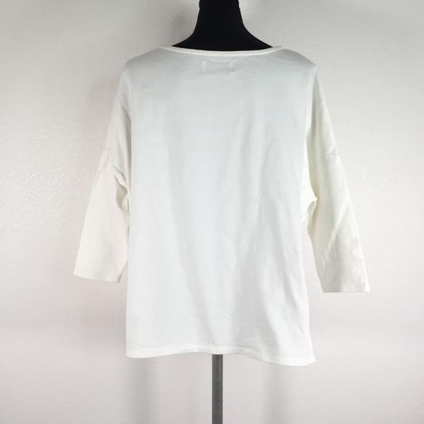 IENA イエナ ゆったりVネックカットソー 19SS オーバーサイズ ドロップショルダー 長袖プルオーバー コットン