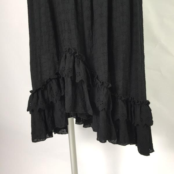 MOUSSY マウジー 21SS EYELET RUFFLE スカート レースフリル ロング