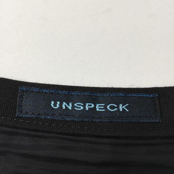 UNSPECK アンスペック ギャザースカート ひざ丈 黒