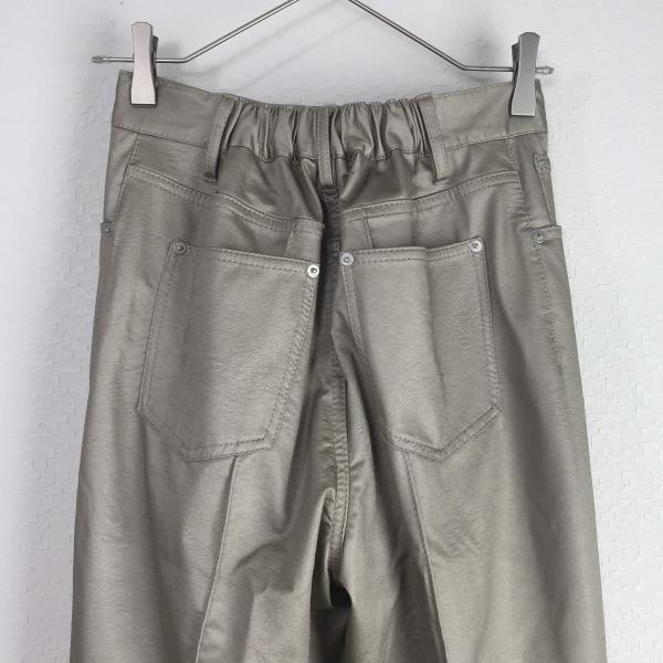 20AW Ameri VINTAGE アメリヴィンテージ UNDRESSED DENIM DETAIL ECO LEATHER PANTS エコレザーパンツ