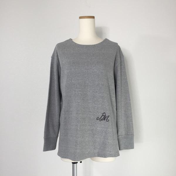 blanc blue minute ブランブルーミニッツ 長袖カットソー ロングTシャツ ロンＴ コットン 刺繍