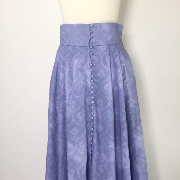 20SS Ameri VINTAGE アメリヴィンテージ MEDI LAMP EMBROIDERY SKIRT フレアスカート ロング パープル