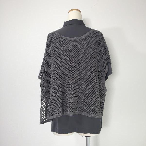21SS Ameri VINTAGE アメリヴィンテージ MANYWAY KNIT VEST SET SHIRT メッシュニットベストセットシャツ ブラウス
