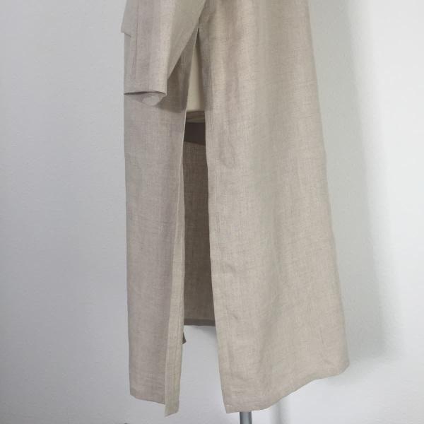 CHEVRE シェーブル Long Coat Linen リネン ロングコート ジャケット ナチュラル 生成り