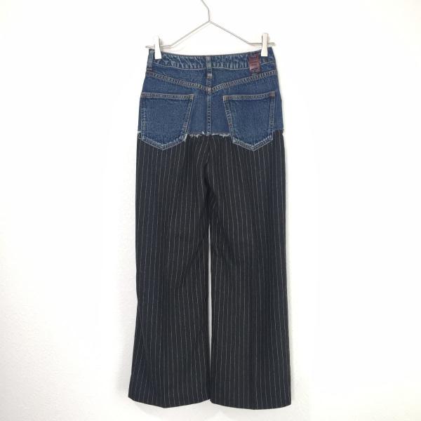 Ameri VINTAGE アメリヴィンテージ DENIM COMBINE PANTS デニムウールワイドパンツ 24