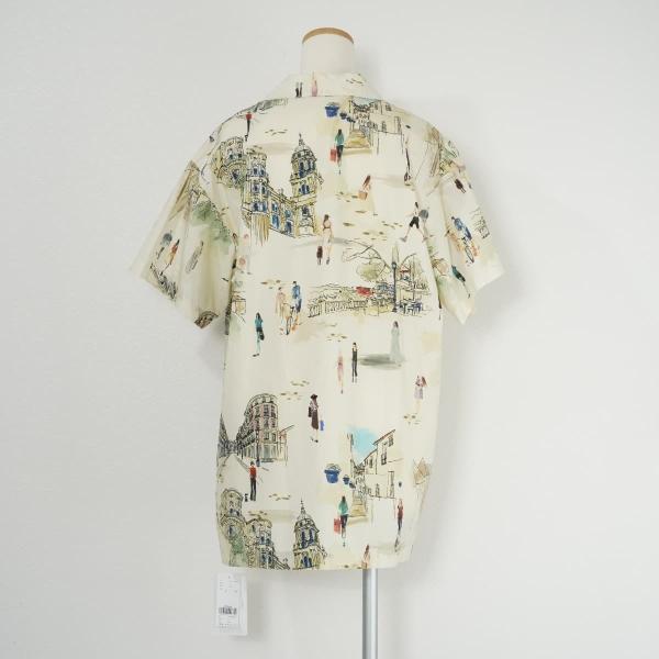 未使用 21SS Ameri アメリ MEDI MALAGA OVER SHIRT マラガ オーバーシャツ トップス ユニセックス