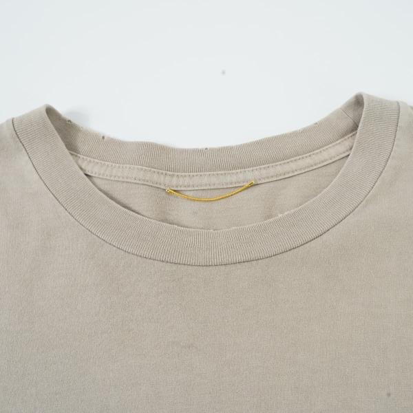Deuxieme Classe ドゥーズィエム クラスバックプリントTシャツ ダメージ加工 トップス ベージュ california