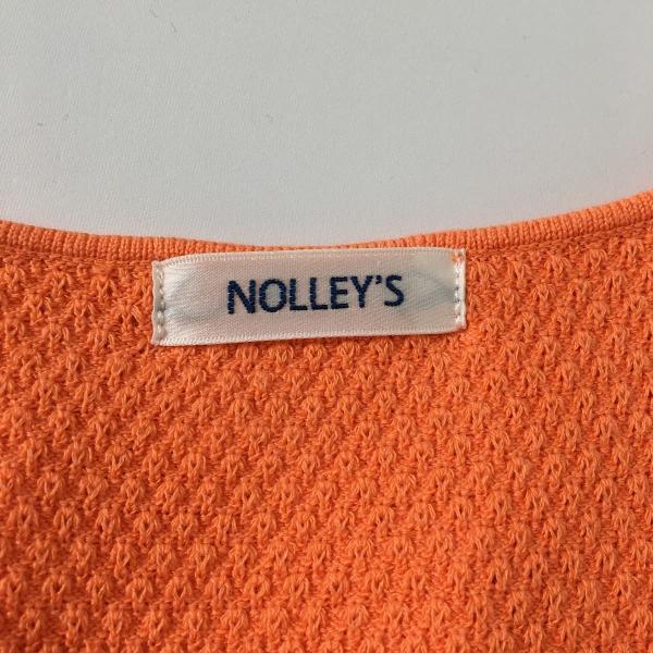 21SS NOLLEY'S ノーリーズ フレア衿5分袖プルオーバーニット トップス カットソー コットンニット