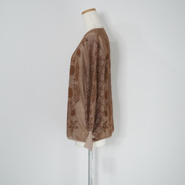 未使用 21SS Ameri アメリ NEW MEDI LACE JACQUARD KNIT ミディレースジャガードニット トップス 長袖