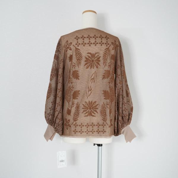 未使用 21SS Ameri アメリ NEW MEDI LACE JACQUARD KNIT ミディレースジャガードニット トップス 長袖