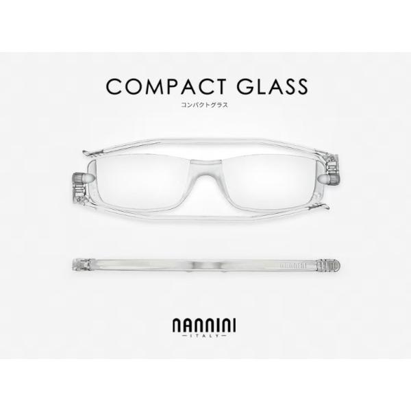 NANNINI コンパクトグラス2 サイモン ナンニーニ 老眼鏡 シニアグラス リーディンググラス コンパクト イタリア製 薄型 おしゃれ おすすめ コンパクトグラス