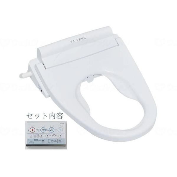 さつき株式会社 温水洗浄便座 ZA FREE ホワイト STK-B200W 前広便座
