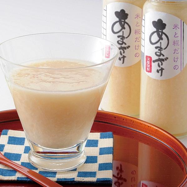 米と糀だけの甘酒６本　お歳暮/贈答品/ギフト/福島/送料込 ふくしまプライド