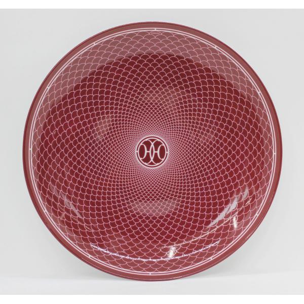HERMES(エルメス) デザートプレート No2 〈Hデコ〉 レッド