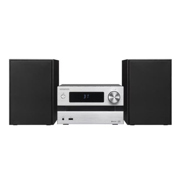 他サイト： JVCケンウッド KENWOOD ケンウッド M-EB50-S コンパクトHi-Fiシステム Bluetooth対応 25W+25W シルバーの商品画像