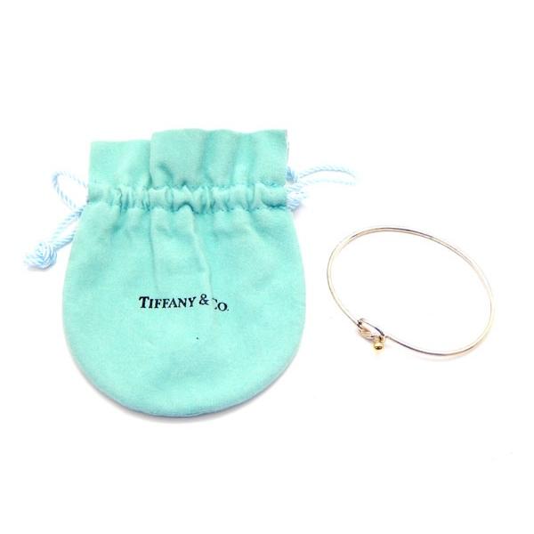 ティファニー)TIFFANY&Co. コンビ フック&アイ バングル ラブノット
