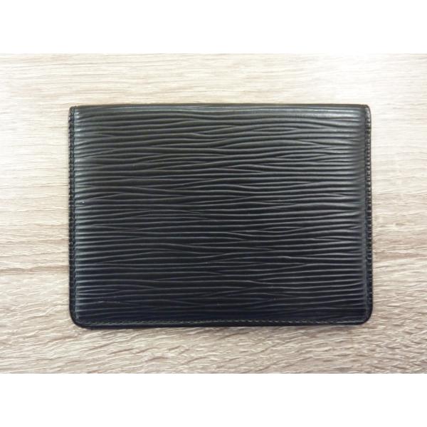 ルイ•ヴィトン:ポルト 2 カルト・ヴェルティカル/M63202/エピ/ノワール LOUIS VUITTON/ルイヴィトン エピ ポルト2 カルト ヴェルティカル