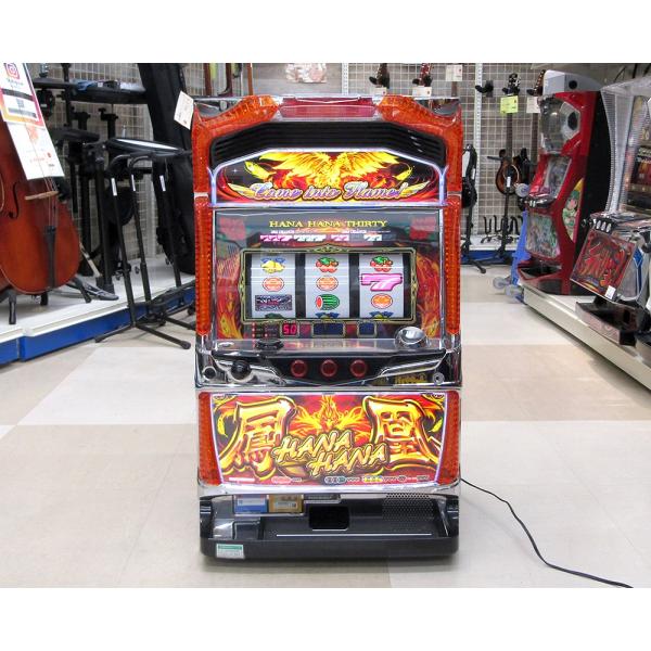 パチスロ実機 HANAHANA ハナハナ鳳凰 コイン不要機付き 100V電源対応