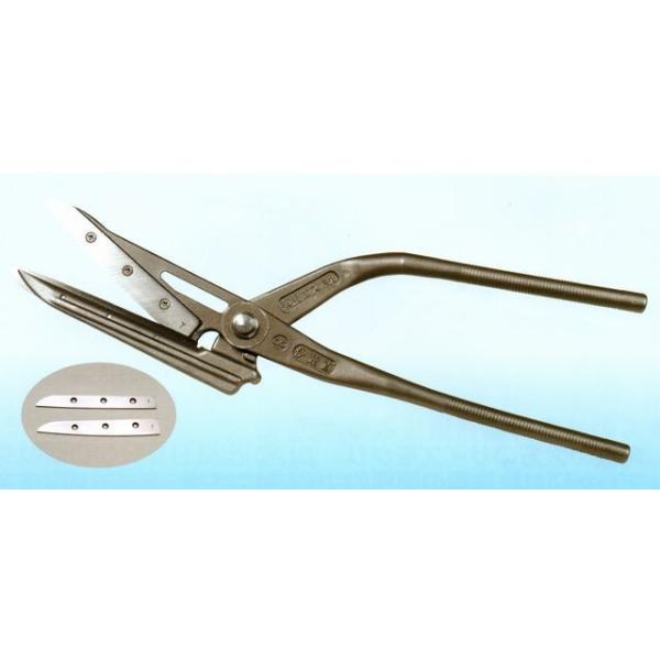 伊達直　高級ステン・トタン　兼用鋏　新品同様♥　東北エスパル　送料無料！ 盛光 板金ハサミ 伊達柳 替刃式 東北エスパル TEYN-0270 : OK