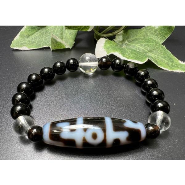 ザクザク白天眼瑪瑙ブレス　厄除け魔除けパワー強 ザクザク白天眼瑪瑙ブレス厄除け魔除けパワー強