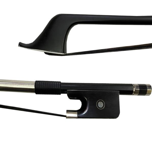 フレンチスタイルコントラバス弓 　黒毛 楽天市場】コントラバスボウ ・フレンチ・スタイル カーボン弓