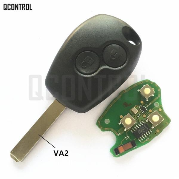 Qcontrol車リモートキースーツ用ルノークリオ風光明媚なカングーメガーヌpcf7946/pcf7947チップ
